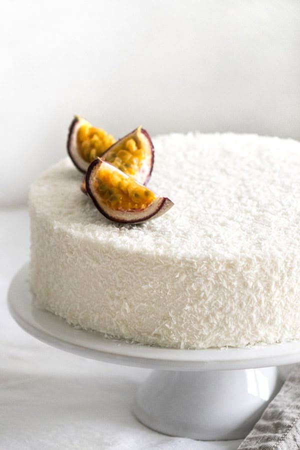 Gâteau coco & passion